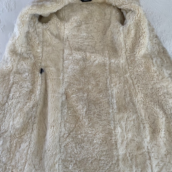 EXPRESS Embroidery & Faux Fur Lined Midi Suede Coat Penny Lane Style| Xsml & Sml - Picture 13 of 16